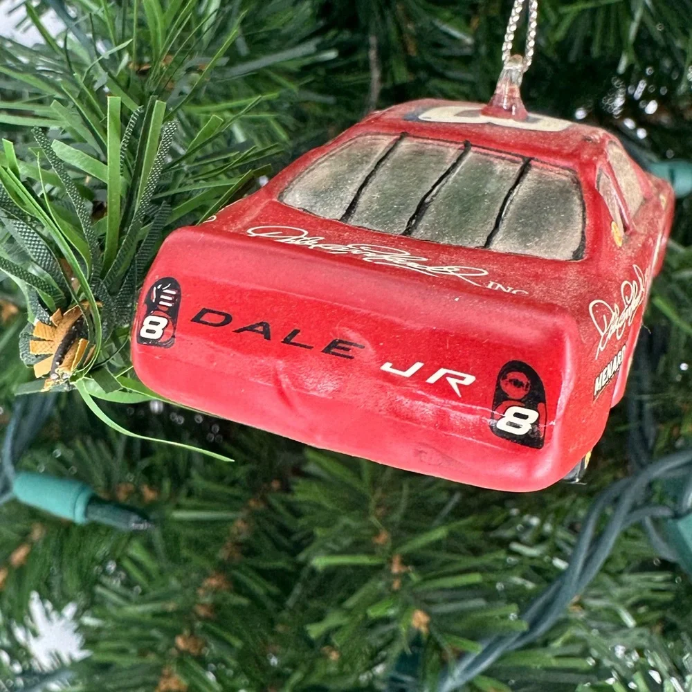 Dale Earnhardt Jr Race Car Christmas Ornament Vintage